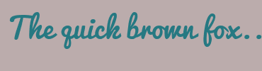 Image with Font Color 267982 and Background Color BBACAC